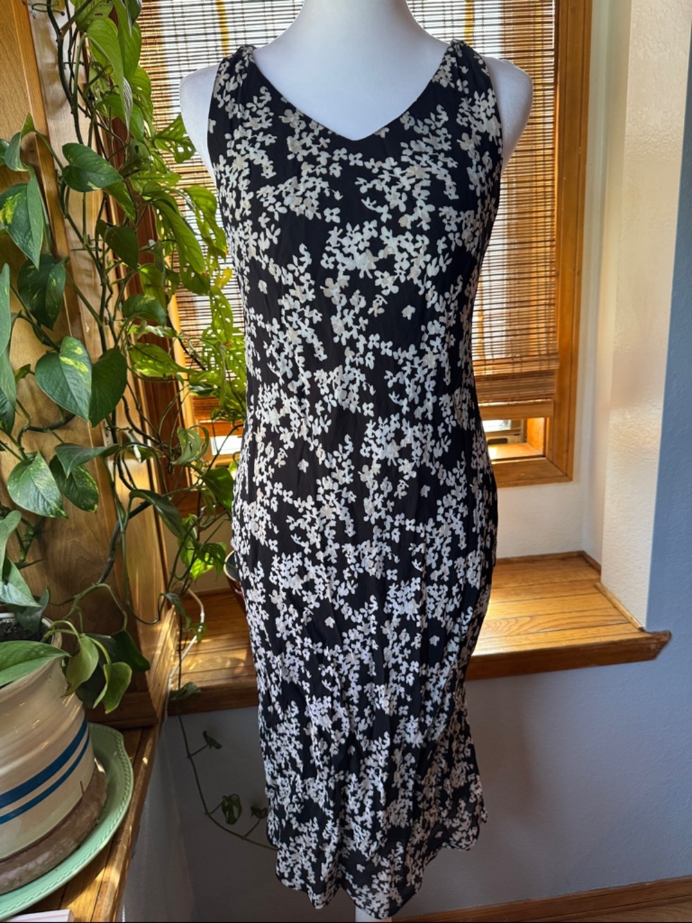 VTG 90’s SZ6P Pet Sophisticate Silk Maxi Dress Floral Made in Italy Cottagecore